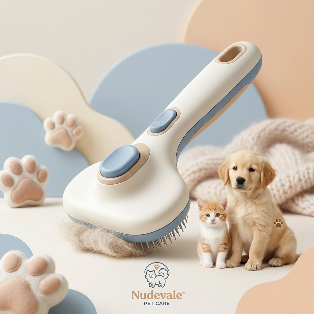 🐱🐶FurFresh™ Self-Cleaning Pet Deshedding Brush